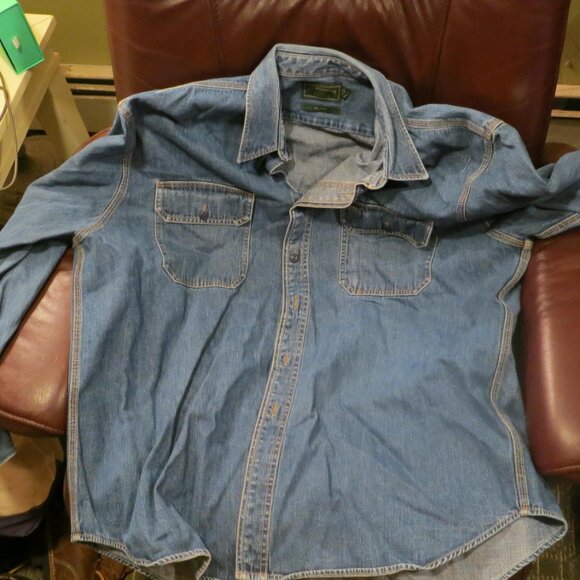 filson mens denim shirt 2xl - Picture 3 of 3